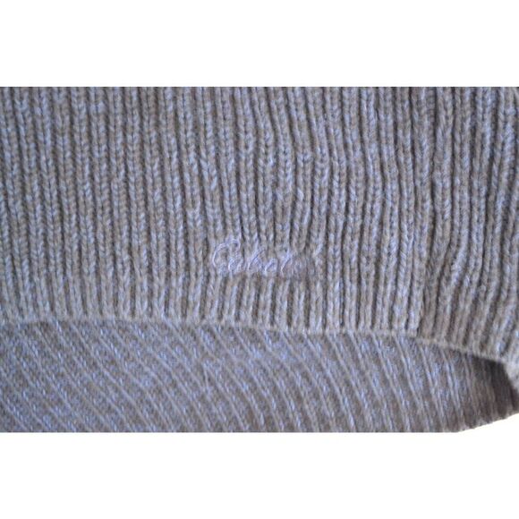 Cabela's Woman's Large Blue Cable Knit Pullover V-Neck Sweater - Picture 11 of 13